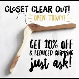 Closet clear out - discounted shipping!